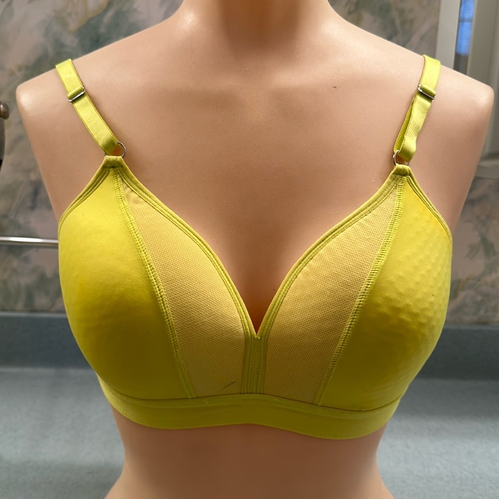 Lemon yellow bra. Super comfy